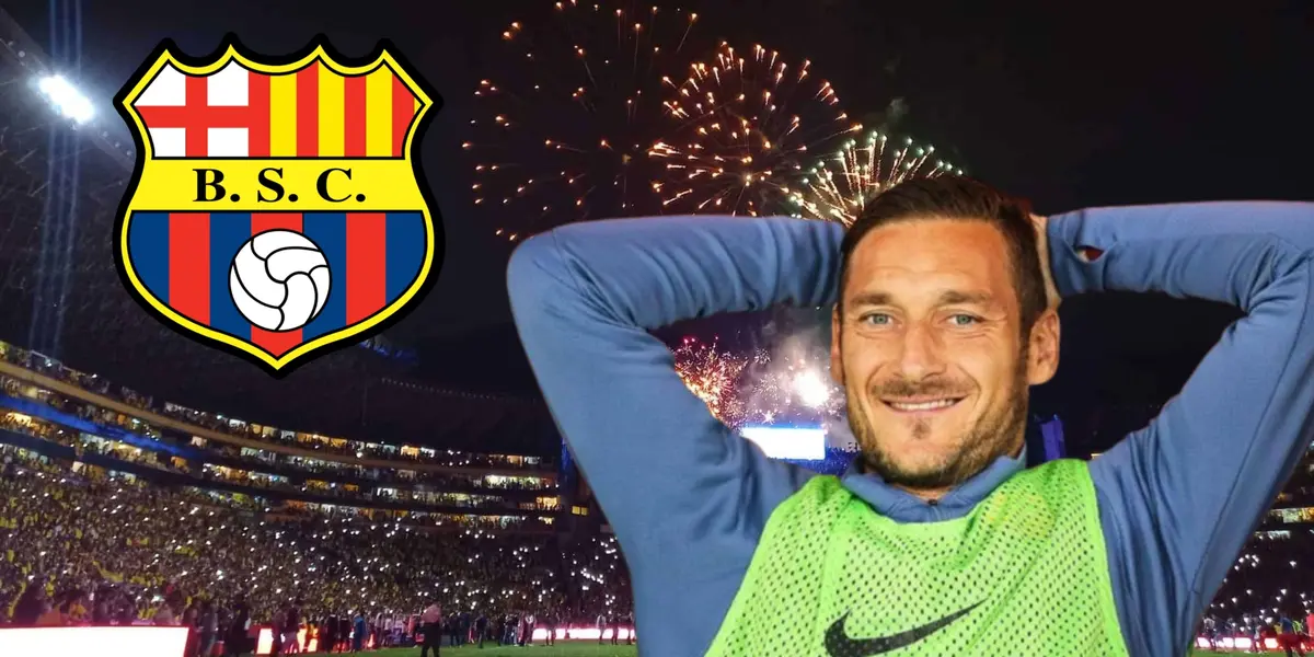 Francesco Totti y Barcelona SC / Foto de: Un Solo Ídolo