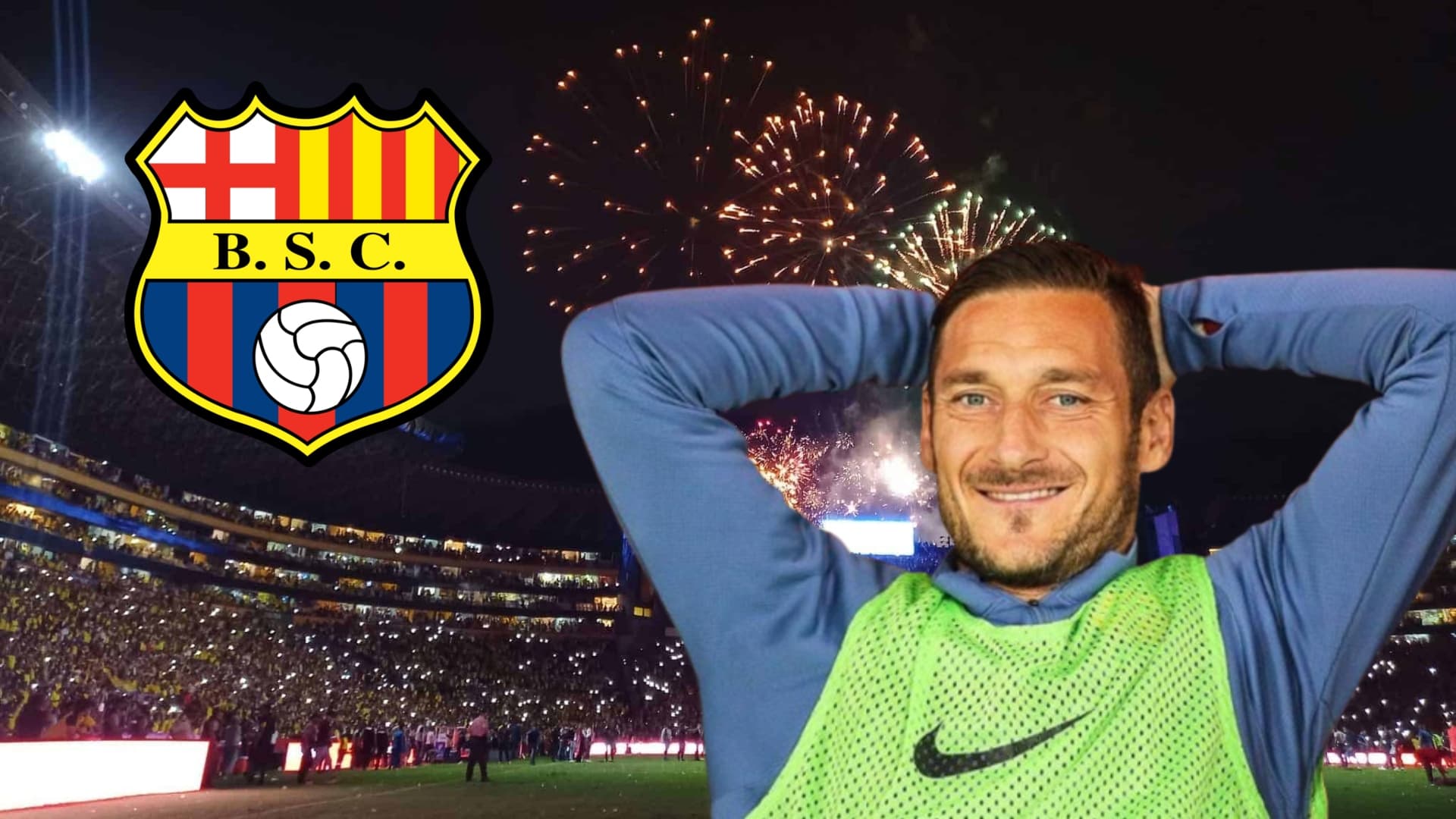 Francesco Totti y Barcelona SC / Foto de: Un Solo Ídolo