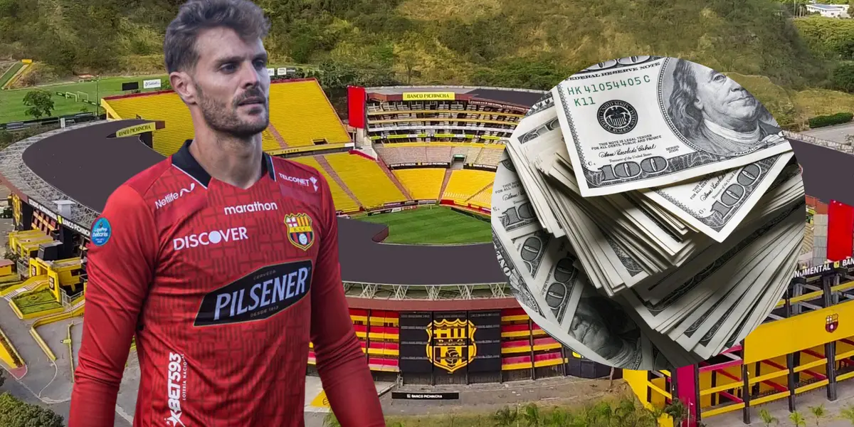 Javier Burrai (Foto tomada de: Barcelona SC/API/Los Angeles)