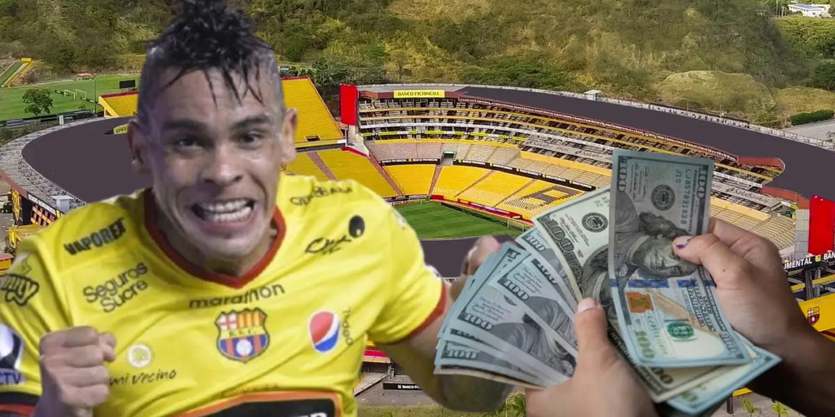 Jonatan Álvez (Foto tomada de: Barcelona SC/API/El Universo)