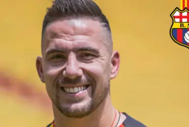 Jonatan Bauman anda con el santo de espaldas y es algo que preocupa entre los hinchas de Barcelona SC