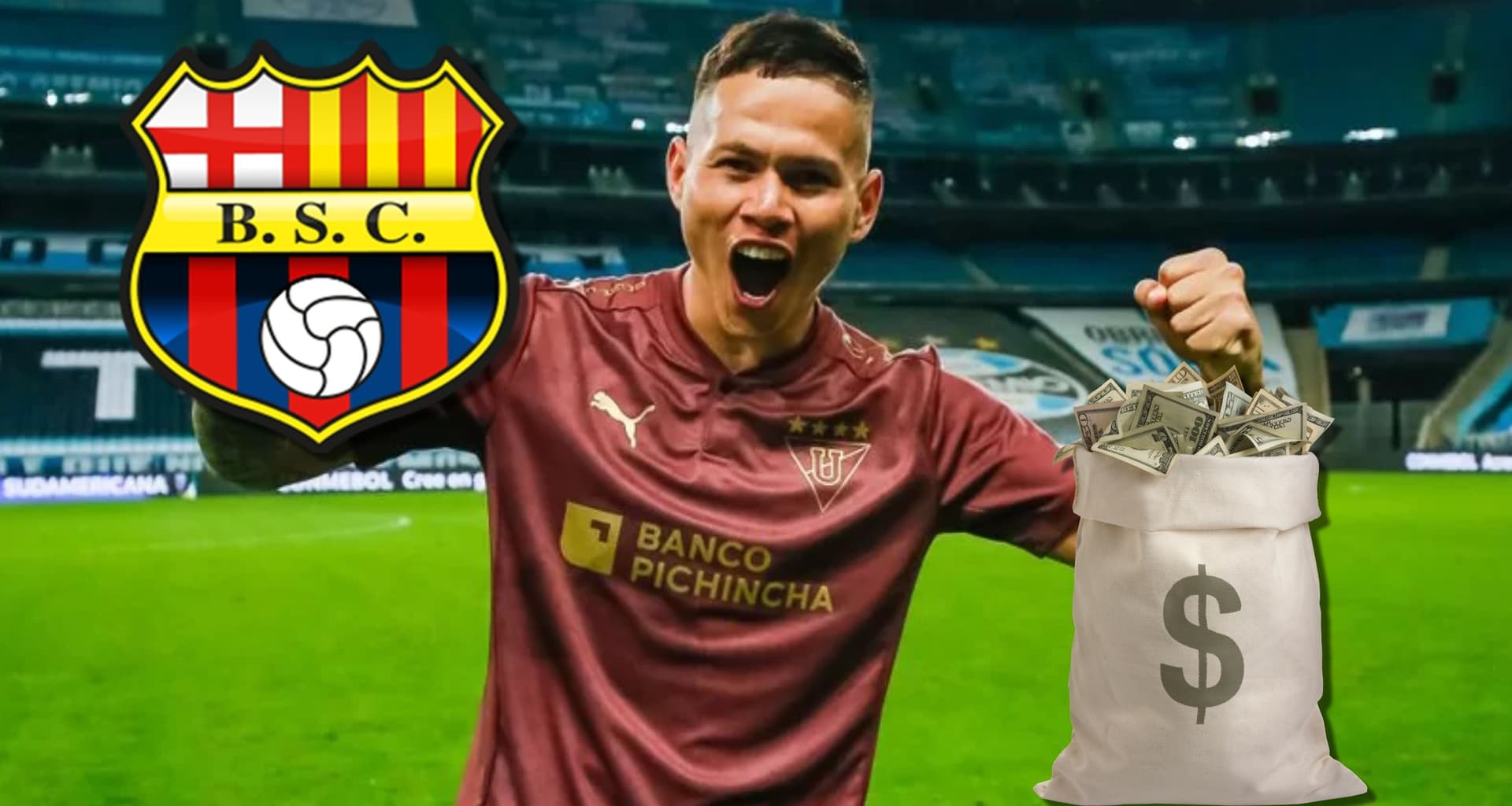 Jordy Alcívar suena como posible nuevo refuerzo de Barcelona SC, ahora que Leonai Souza terminó contrato y no fue renovado