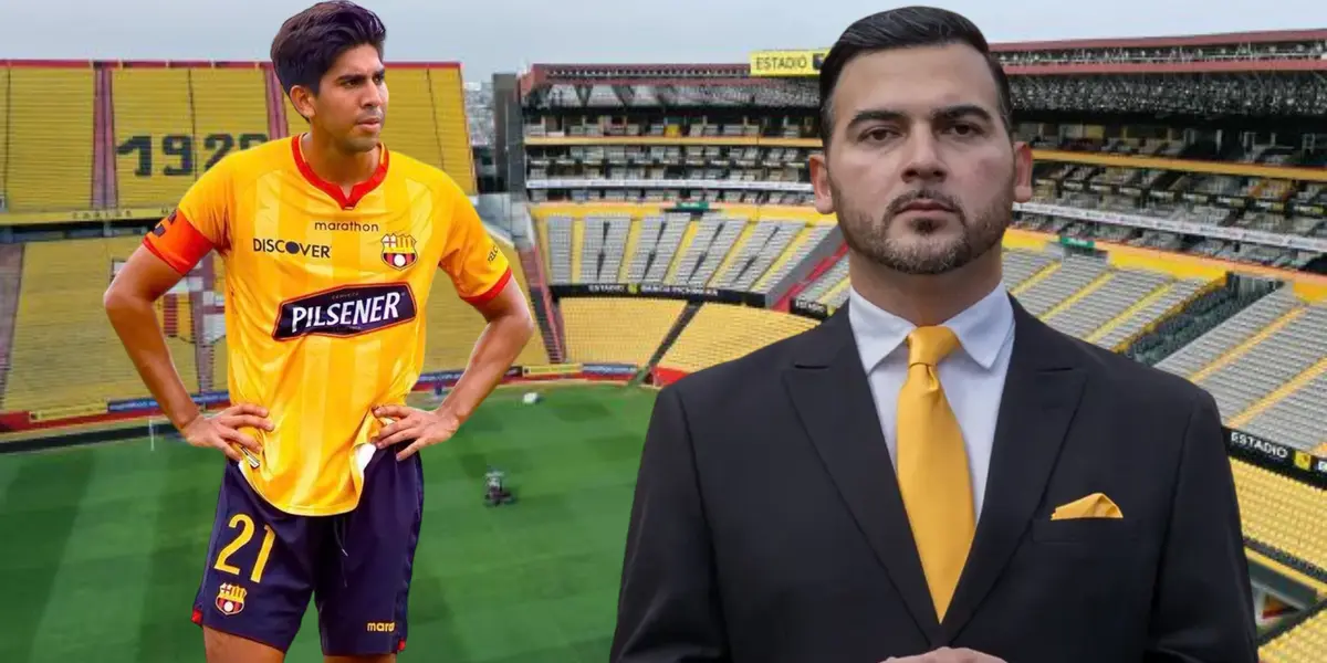 José Palacios y Antonio Álvarez (Foto tomada de: Barcelona SC/API)