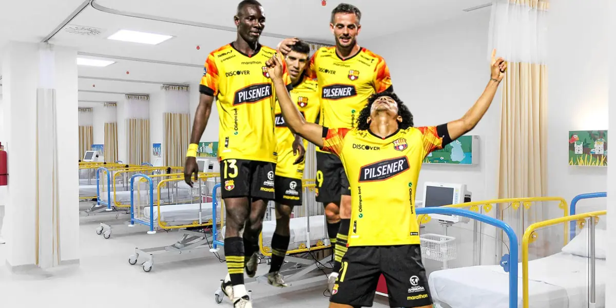 Juagdores de Barcelona SC (Foto tomada de: Tediesel/API)