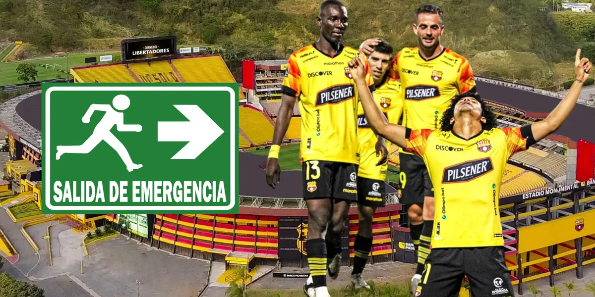 Jugadores de Barcelona SC (Foto tomada de: Barcelona SC/API/AC)