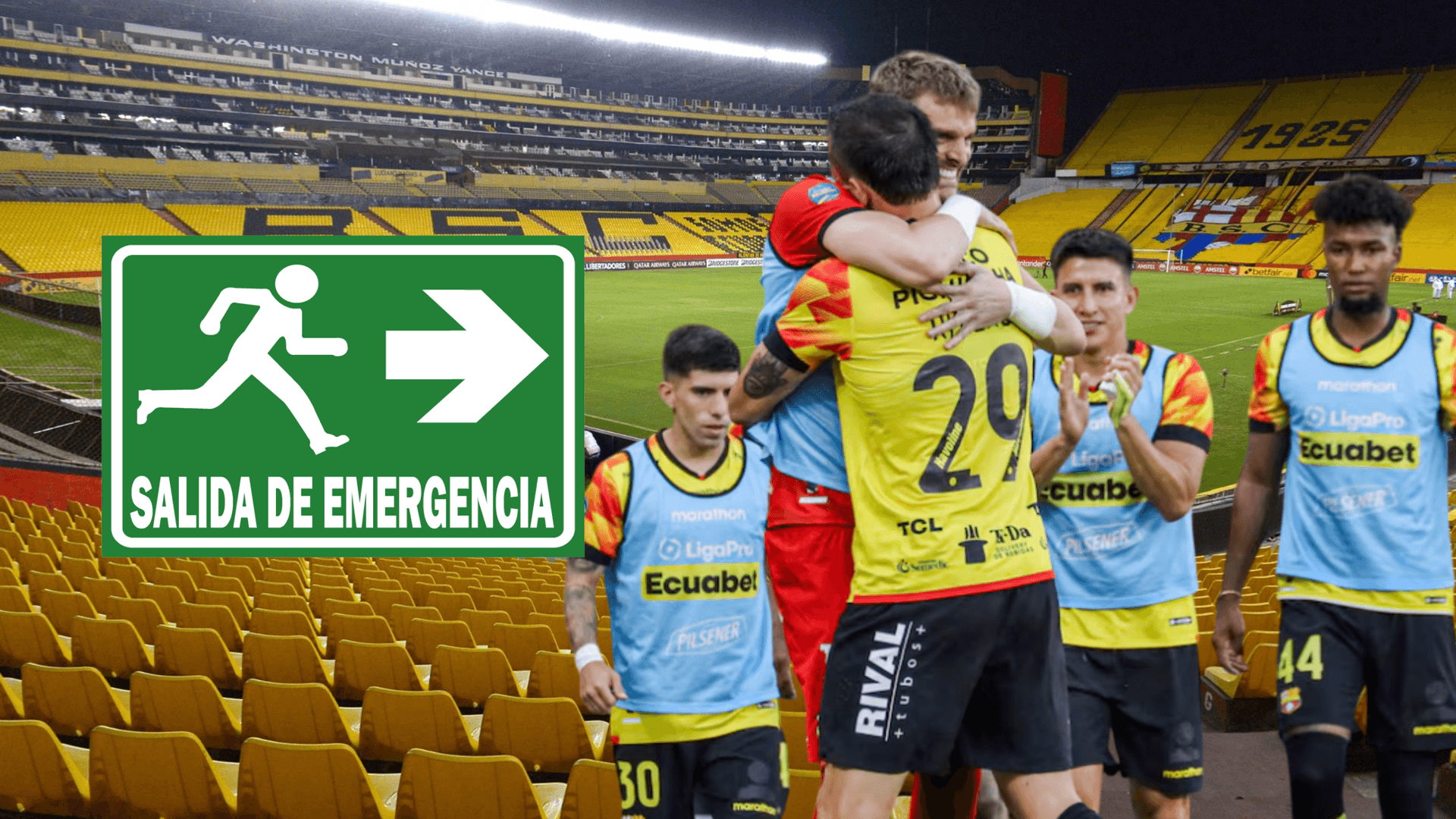 Jugadores de Barcelona SC (Foto tomada de: Barcelona SC/API/AC)