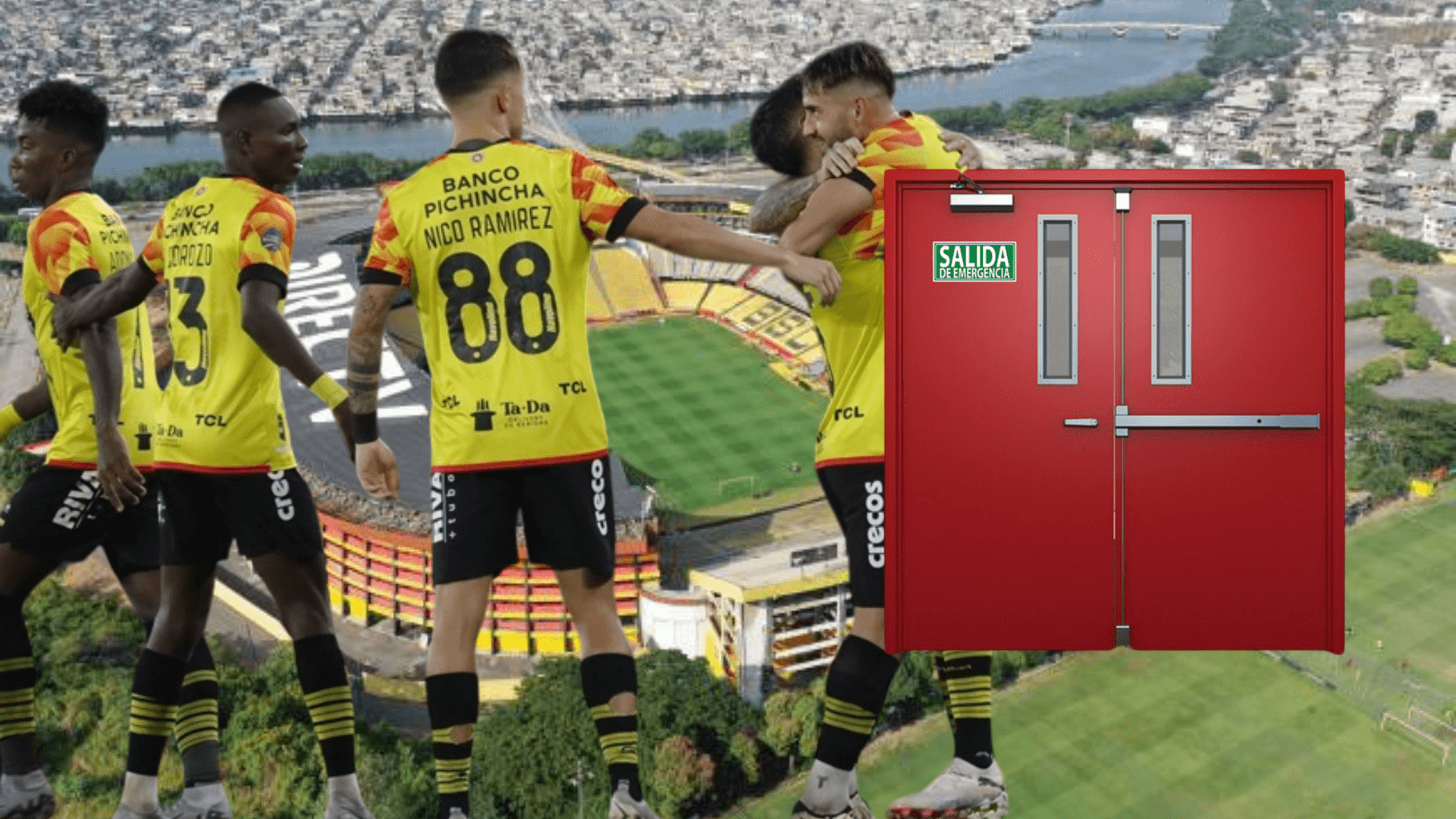 Jugadores de Barcelona SC (Foto tomada de: Barcelona SC/API/MN)