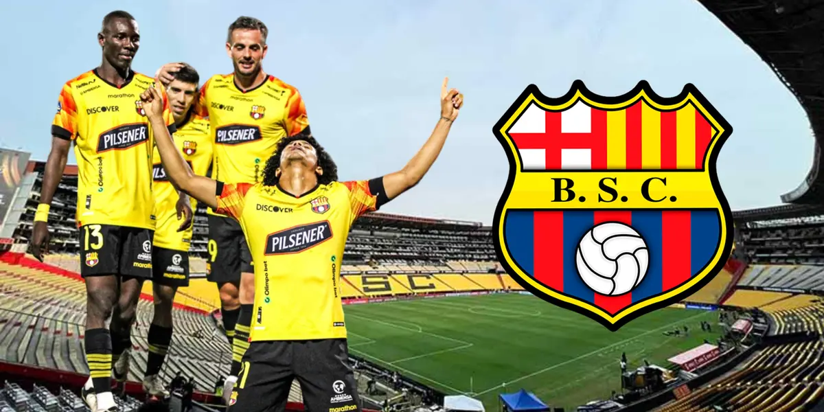 Jugadores de Barcelona SC (Foto tomada de: Barcelona SC/API/Wikipedia)