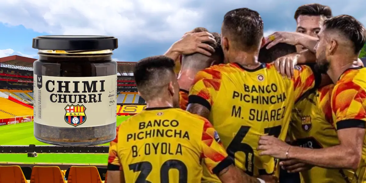 Jugadores de Barcelona SC (Foto tomada de: Barcelona SC/API/X)