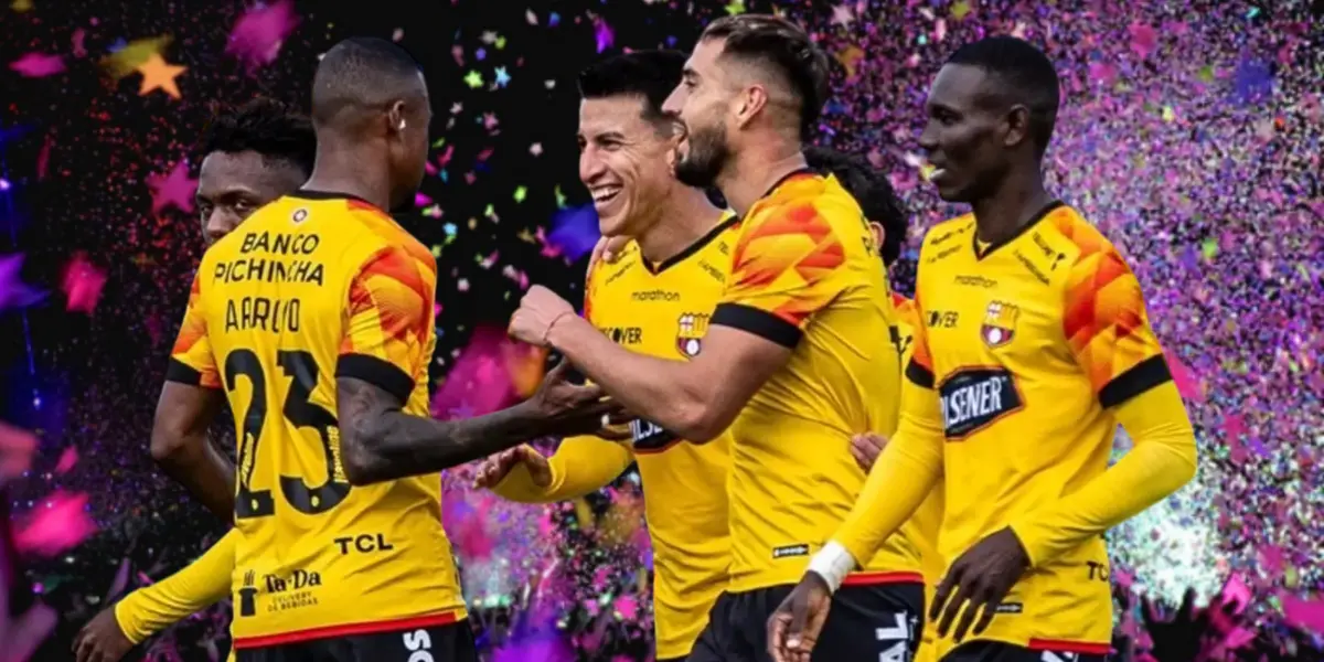 Jugadores de Barcelona SC (Foto tomada de: Fiesta/API)