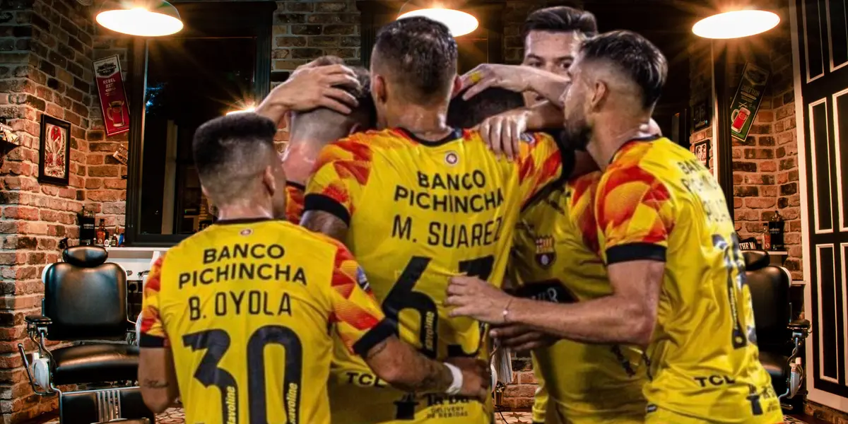 Jugadores de Barcelona SC (Foto tomada de: Pons/API)