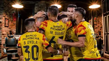 Jugadores de Barcelona SC (Foto tomada de: Pons/API)