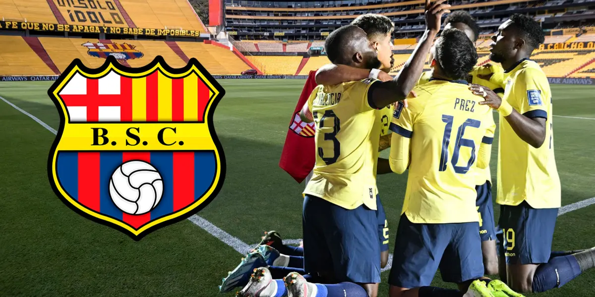 Jugadores de La Tri (Foto tomada de: Barcelona SC/La Tri/Wikipedia)