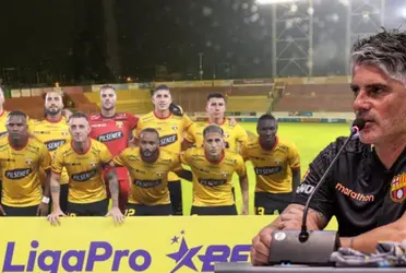 La alineación de Barcelona SC para enfrentar a Aucas, sin Allen Obando