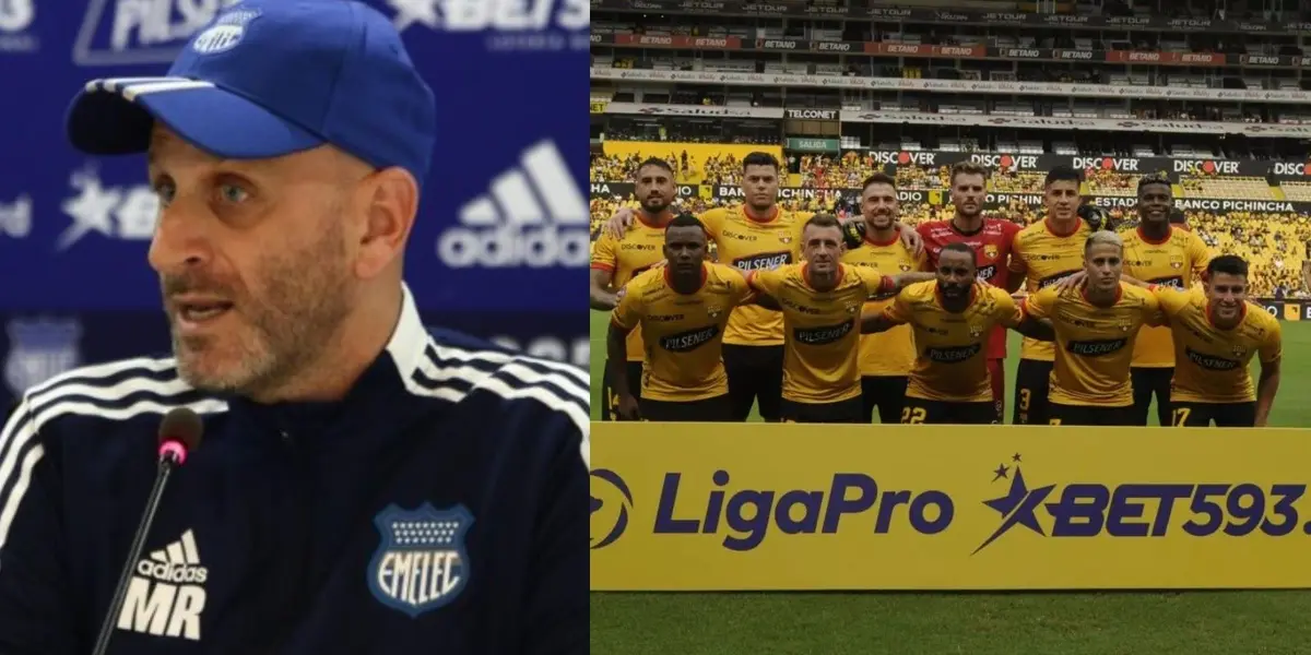 La alineación de Rondelli para enfrentar a Barcelona SC