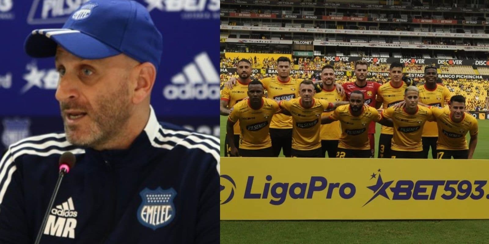 La alineación de Rondelli para enfrentar a Barcelona SC