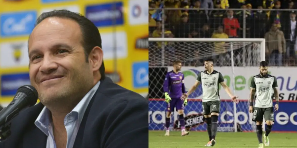 La Federación Ecuatoriana de Fútbol se encargó de comunicarle al Ídolo lo peor.