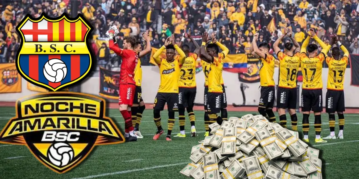 La impresionante suma de dinero que se embolsó Barcelona SC en la Noche Amarilla