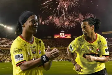 La jugada de Ronaldinho que impresionó, hace un par de años lo invitaron a la Noche Amarilla