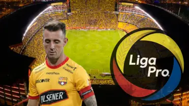 La Liga Pro reconoció a un jugador de Barcelona SC en su gala de ayer