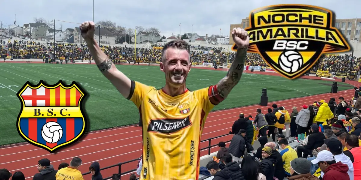 La reacción de la hinchada de Barcelona SC a Damián Díaz, en New Jersey