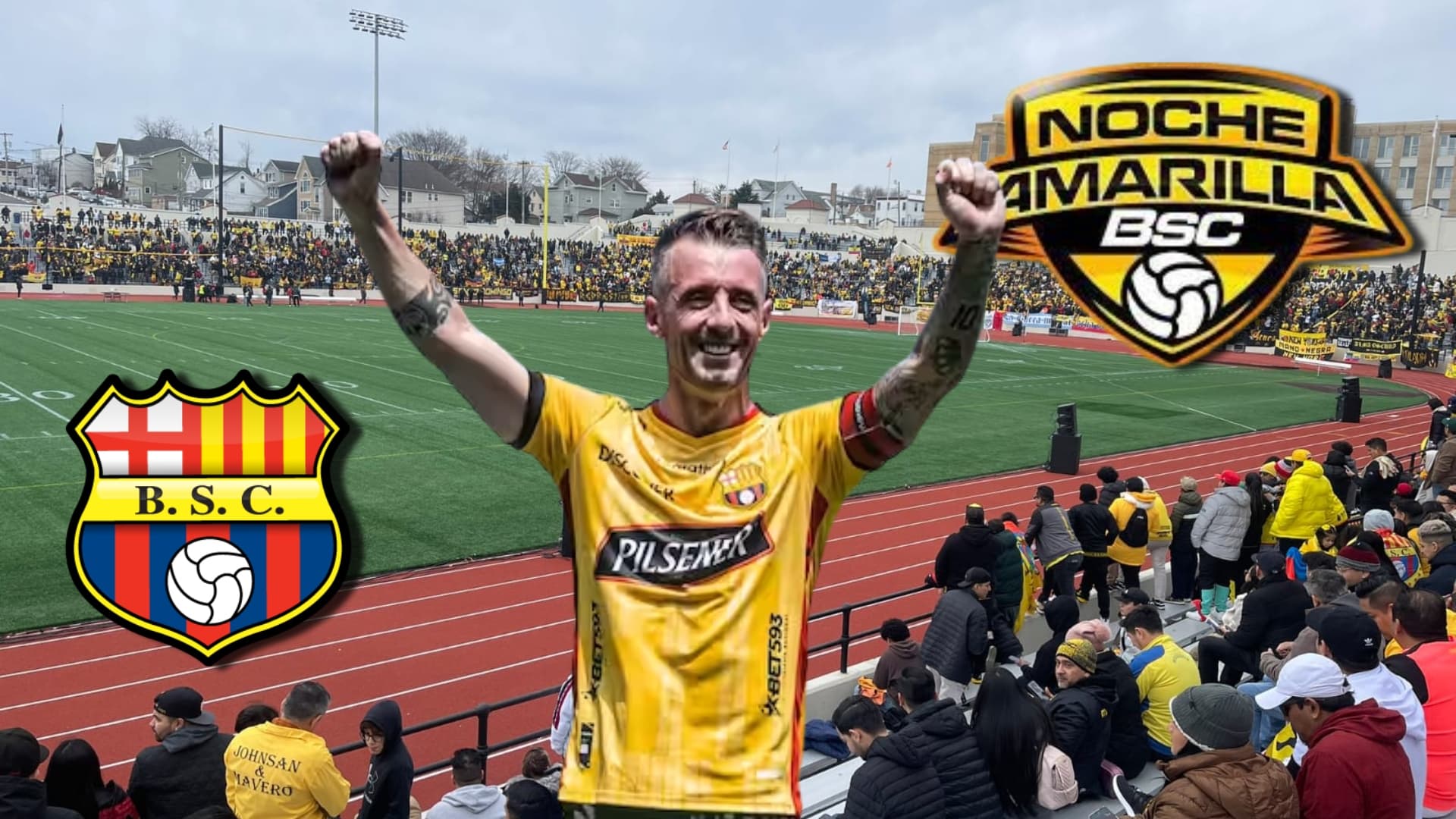 La reacción de la hinchada de Barcelona SC a Damián Díaz, en New Jersey
