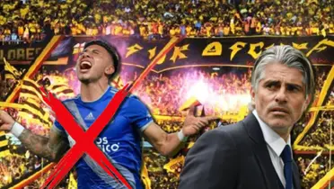 La reacción de los hinchas de BSC, ante el rechazo de López al posible fichaje de Rojas