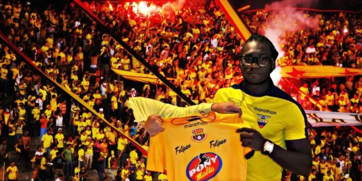 La reacción de los hinchas del ídolo a que Felipao juegue en Barcelona SC