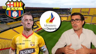 La respuesta de Damián Díaz sobre el accionar del Ministerio de Deporte contra Barcelona SC