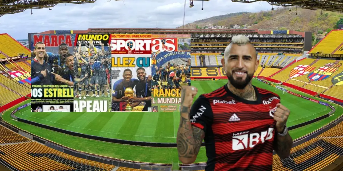 La respuesta de Vidal a la oferta de Barcelona SC, esto dijeron desde España