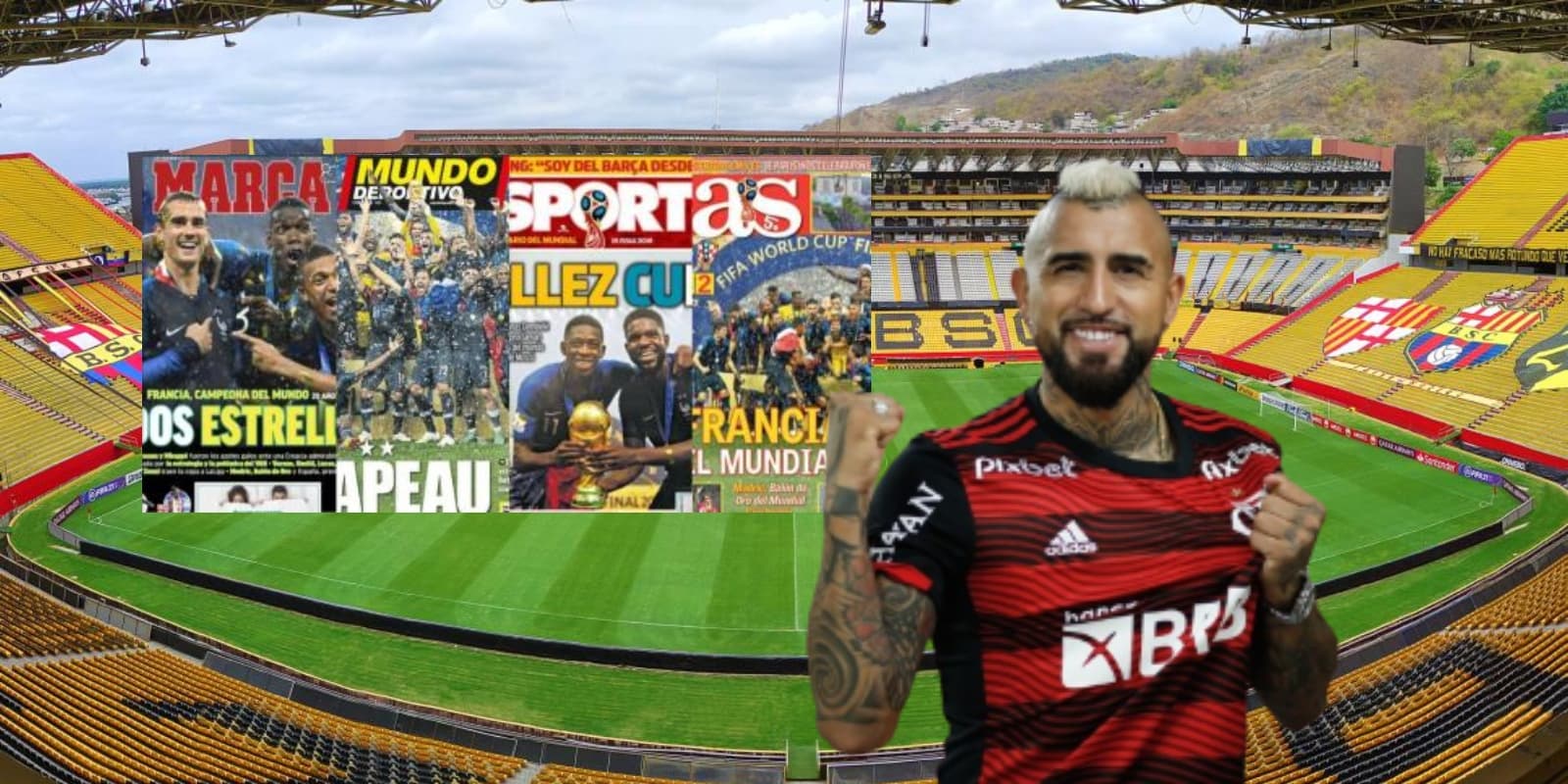La respuesta de Vidal a la oferta de Barcelona SC, esto dijeron desde España