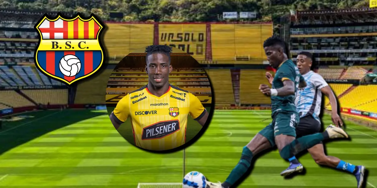 Las declaraciones de Adonis Preciado en Barcelona SC, la rompe en la banda izquierda