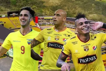 Leonardo Campana, Ariel Nahuelpan y Jonathan Alvez