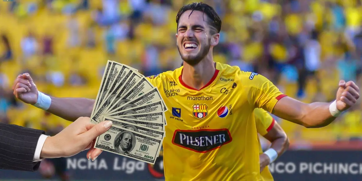 Leonardo Campana fue parte Barcelona SC y por eso el equipo recibirá dinero por los derechos de formación