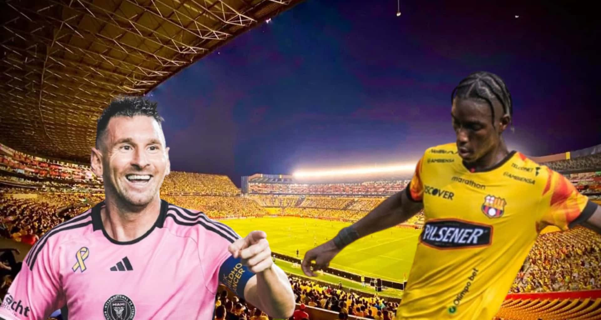 Lionel Messi y Allen Obando / Foto de: Un Solo Ídolo