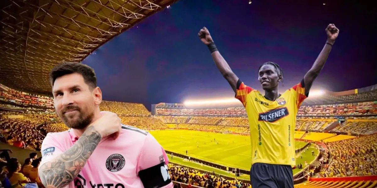 Lionel Messi y Allen Obando / Foto de: Un Solo Ídolo