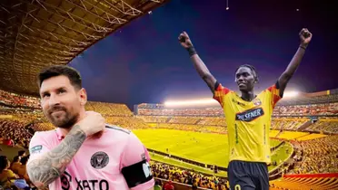 Lionel Messi y Allen Obando / Foto de: Un Solo Ídolo