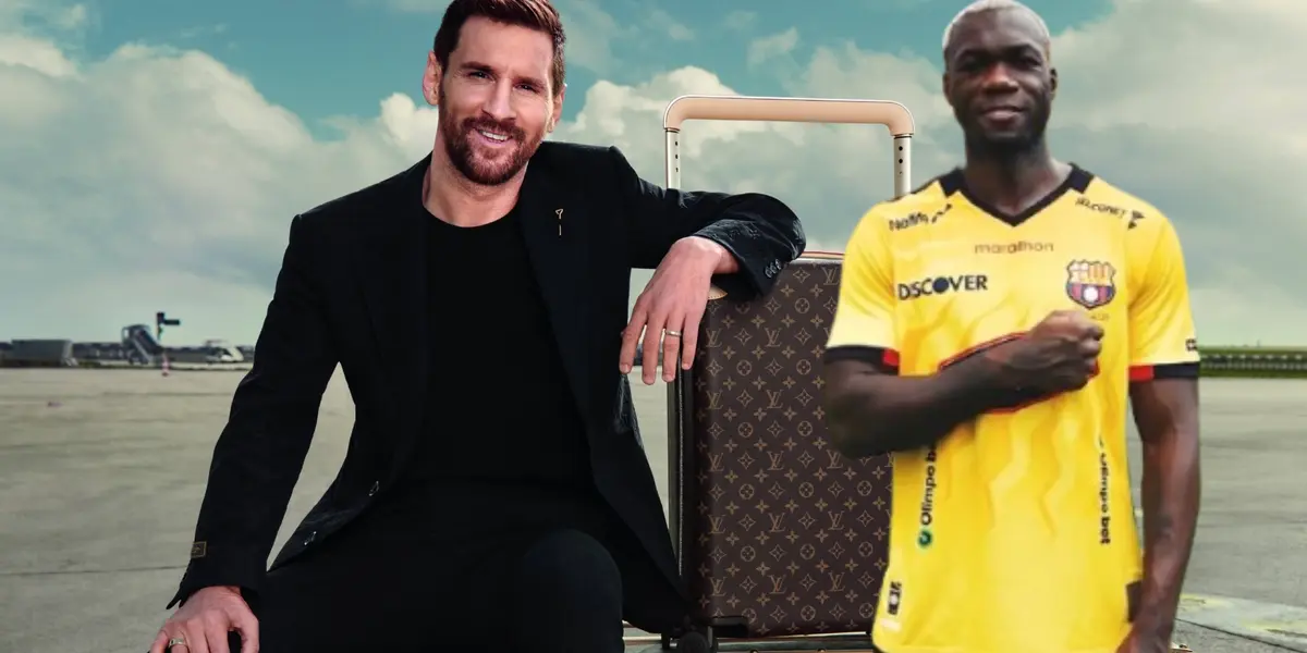 Lionel Messi y Felipe Caicedo / Foto de: Un Solo Ídolo