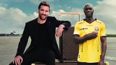 Lionel Messi y Felipe Caicedo / Foto de: Un Solo Ídolo