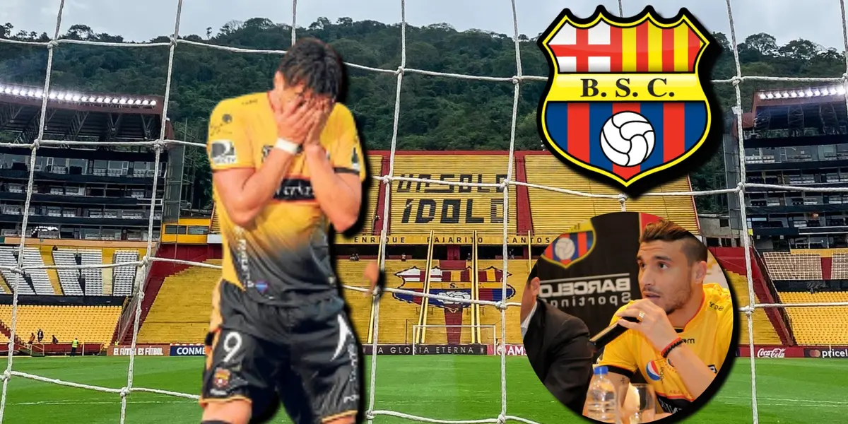 Llegó como crack pero fracasó en Barcelona SC, y a lo que se dedica Ribas ahora
