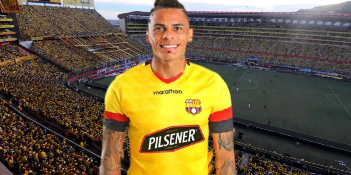Lo primero que hizo Jonatan Álvez después de ir a ver ganar a Barcelona SC en el Monumental