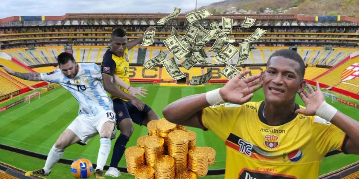 Lo que cuesta ahora Carlos Gruezo, fue campeón con Barcelona SC y jugó contra Messi