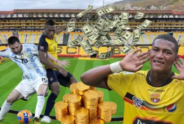 Lo que cuesta ahora Carlos Gruezo, fue campeón con Barcelona SC y jugó contra Messi