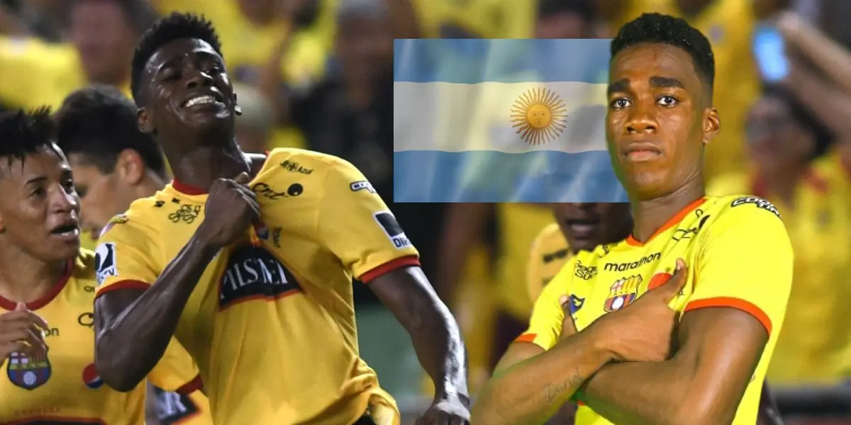 Lo que dijeron en Argentina sobre Félix Torres, salió de las filas de Barcelona SC