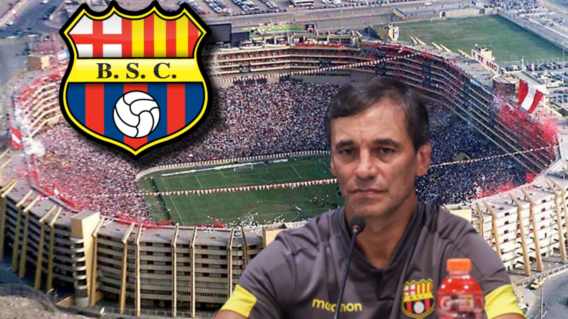 Lo que dijo Fabián Bustos de Barcelona SC, ahora dirige en Perú y aún habla del ídolo