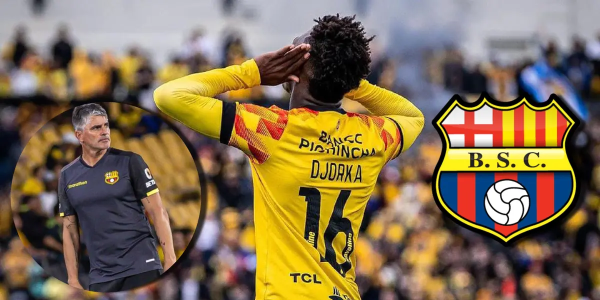 Lo que dijo López sobre Djorkaeff Reasco, no lleva ni un mes en Barcelona SC