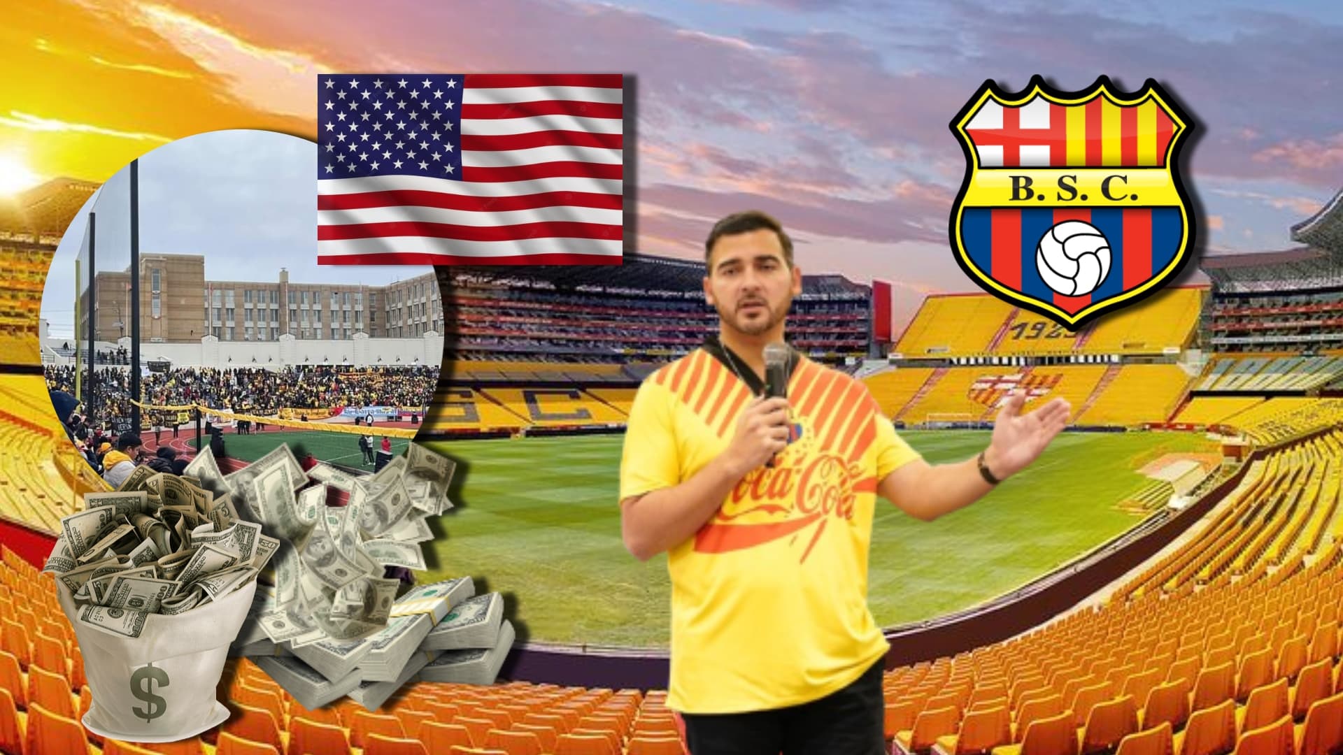 Lo que hará Barcelona SC en la Noche Amarilla con la taquilla, en USA se metieron un billetazo