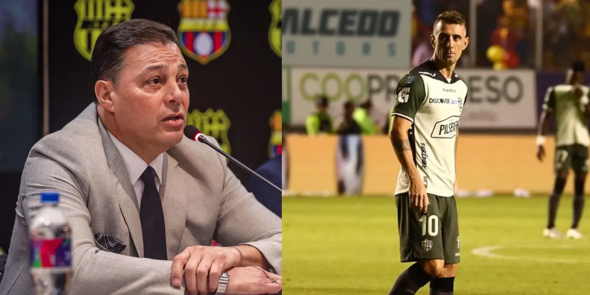 Luego de la final perdida contra Aucas, Alfaro Moreno rompió el silencio