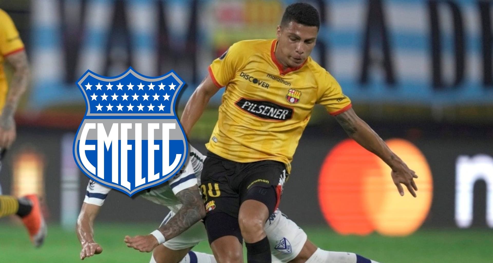 Luis Fernando León pasó de Barcelona SC a Emelec y lo presentaron para el 2023