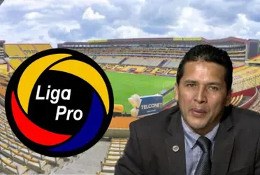 Luis Muentes presidente de la Agremiación de Árbitros de Ecuador, explicó el porqué del bajo nivel de los árbitros en la Liga Pro.